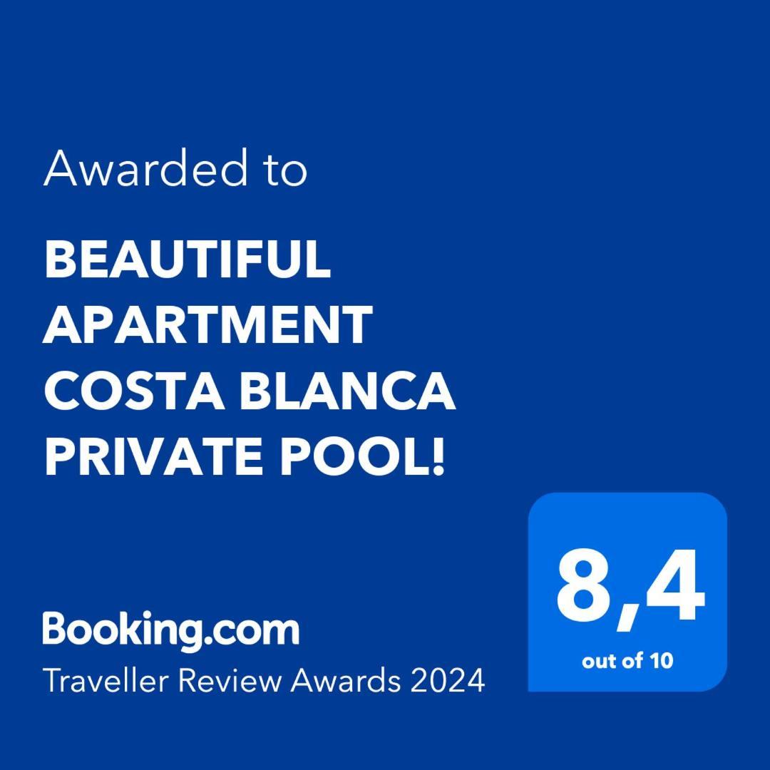 Beautiful Apartment Costa Blanca Private Pool! Oliva Eksteriør bilde